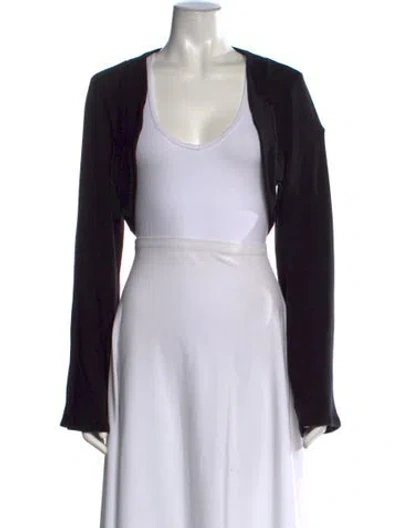 Pre-owned Reformation V-neck Sweater In Black