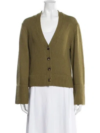 Pre-owned Reformation V-neck Sweater In Blue