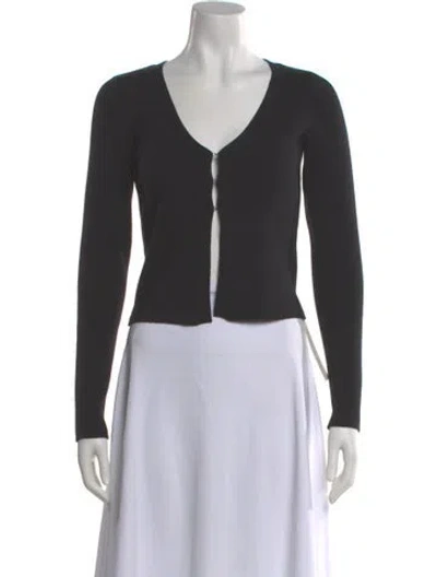 Pre-owned Reformation V-neck Sweater In Gray