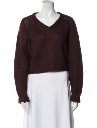 Pre-owned Reformation V-neck Sweater In Multi