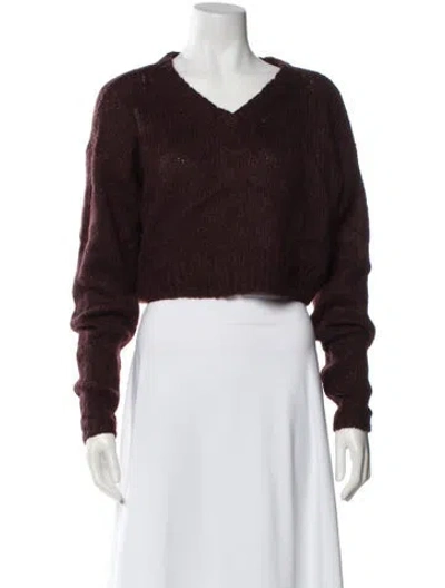 Pre-owned Reformation V-neck Sweater In Multi