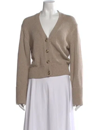 Pre-owned Reformation V-neck Sweater In Neutral