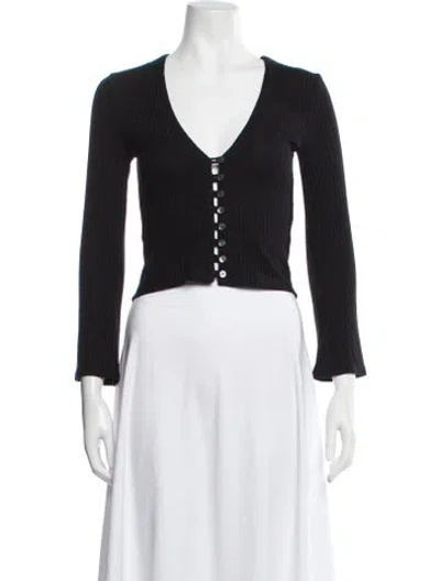 Pre-owned Reformation V-neck Sweater In White