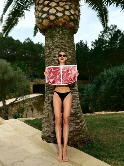 Reformation Volta Bikini Bottom In Black