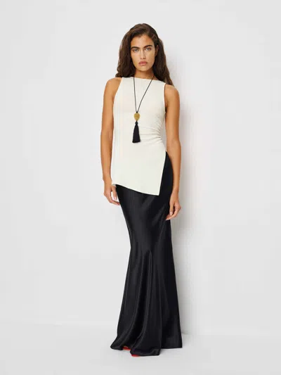 Reformation Walker Knit Top In White