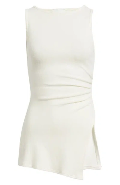 REFORMATION REFORMATION WALKER SIDE RUCHED KNIT TOP