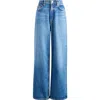 Reformation Wes High Waist Wide Leg Jeans In Pelican