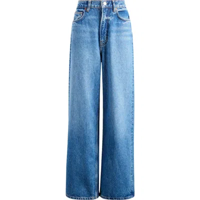 Reformation Wes High Waist Wide Leg Jeans In Pelican