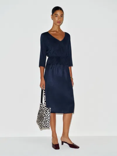 Reformation West Top Blue Large