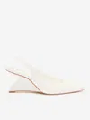 Reformation Westlyn Closed Toe Wedge In Neutral