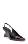 Reformation Westlyn Wedge Pump In Red