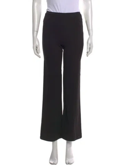 Pre-owned Reformation Wide Leg Pants In Black