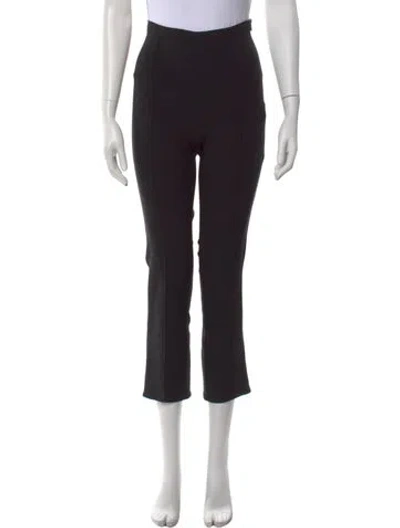 Pre-owned Reformation Wide Leg Pants In Black