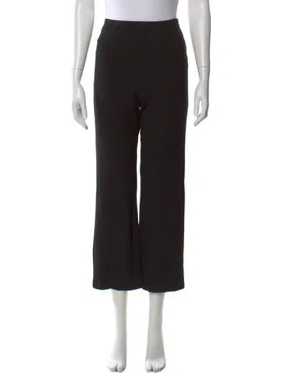 Pre-owned Reformation Wide Leg Pants In Black