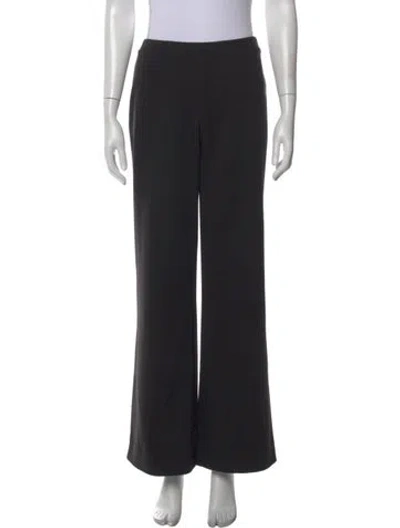 Pre-owned Reformation Wide Leg Pants In Black