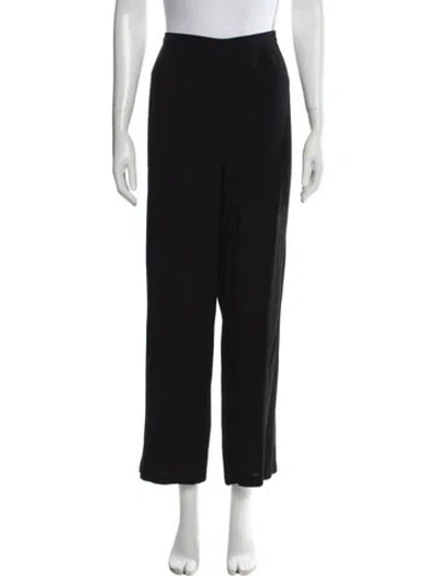 Pre-owned Reformation Wide Leg Pants In Black