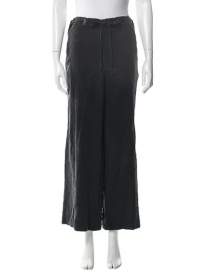 Pre-owned Reformation Wide Leg Pants In Blue