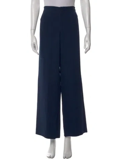 Pre-owned Reformation Wide Leg Pants In Blue