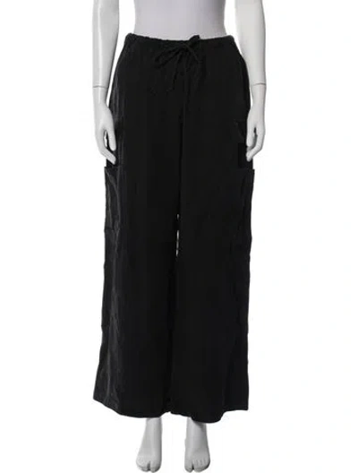 Pre-owned Reformation Wide Leg Pants In Blue