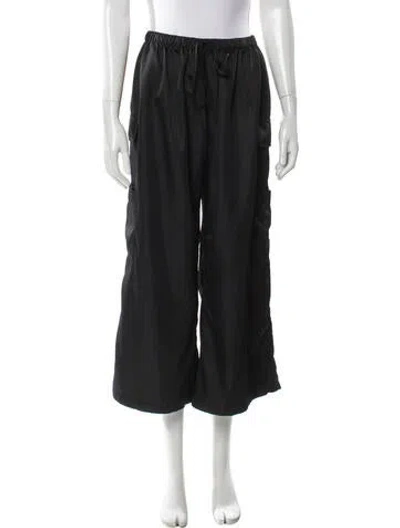 Pre-owned Reformation Wide Leg Pants In Gray