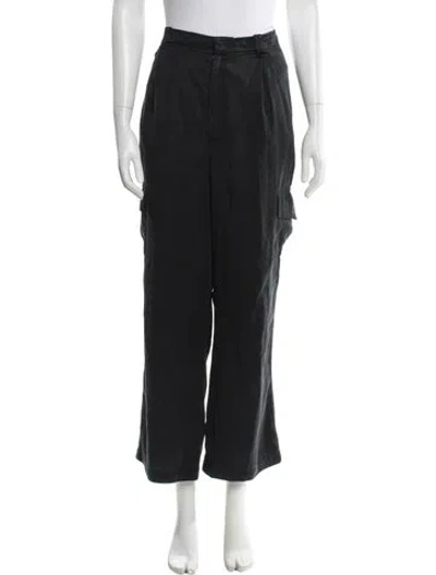 Pre-owned Reformation Wide Leg Pants In Gray