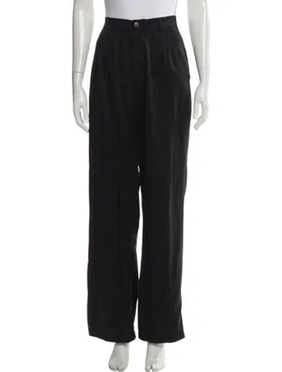 Pre-owned Reformation Wide Leg Pants In Gray