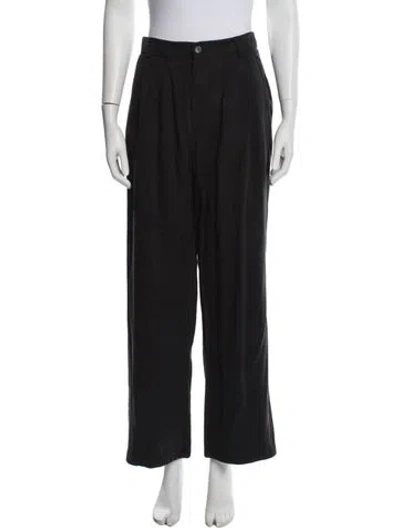 Pre-owned Reformation Wide Leg Pants In Gray