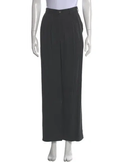 Pre-owned Reformation Wide Leg Pants In Gray