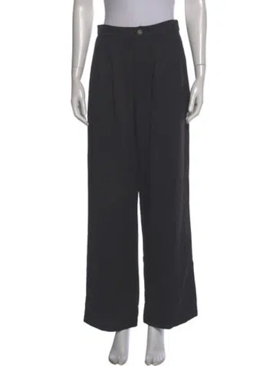 Pre-owned Reformation Wide Leg Pants In Gray