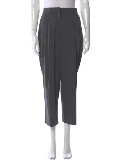 Pre-owned Reformation Wide Leg Pants In Gray