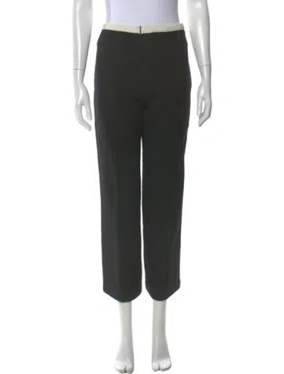 Pre-owned Reformation Wide Leg Pants In Green