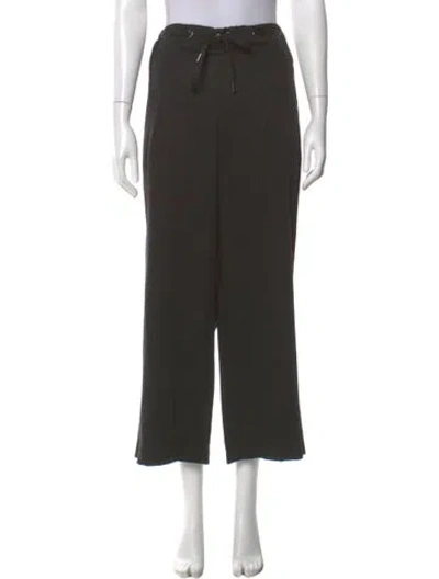 Pre-owned Reformation Wide Leg Pants In Green