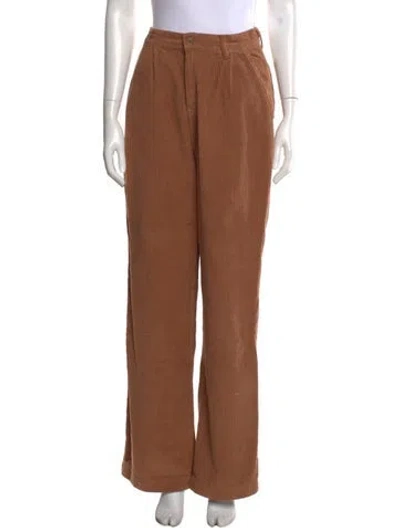 Pre-owned Reformation Wide Leg Pants In Neutral