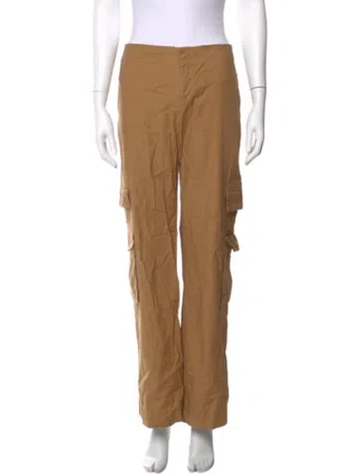 Pre-owned Reformation Wide Leg Pants In Neutral