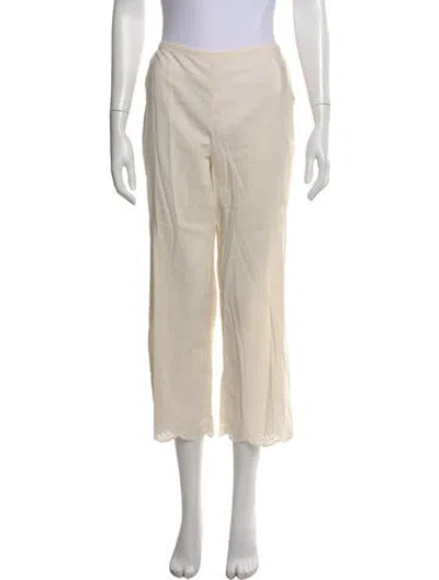 Pre-owned Reformation Wide Leg Pants In Neutral