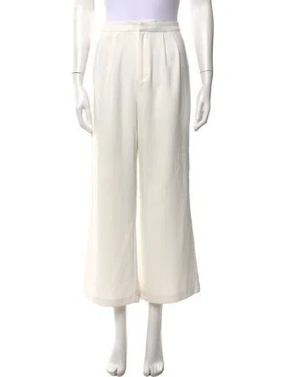 Pre-owned Reformation Wide Leg Pants In Neutral