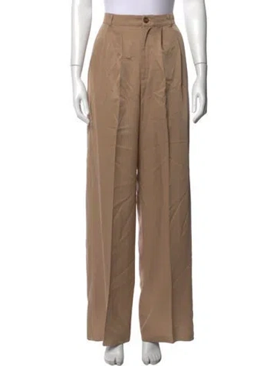 Pre-owned Reformation Wide Leg Pants In Neutral