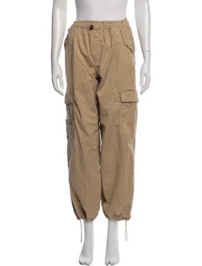Pre-owned Reformation Wide Leg Pants In Neutrals