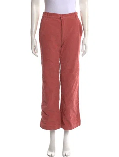 Pre-owned Reformation Wide Leg Pants In Pink