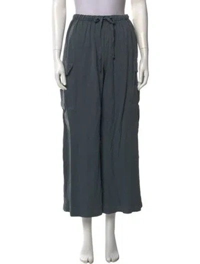 Pre-owned Reformation Wide Leg Pants W/ Tags In Blue