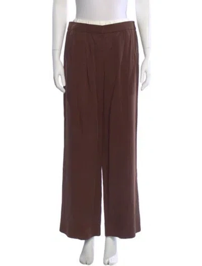 Pre-owned Reformation Wide Leg Pants W/ Tags In Brown