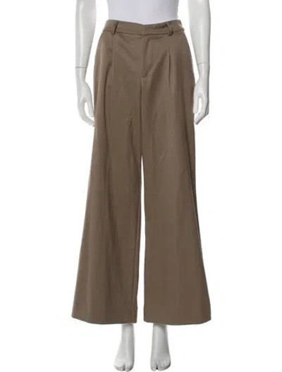 Pre-owned Reformation Wide Leg Pants W/ Tags In Brown