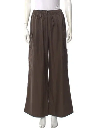 Pre-owned Reformation Wide Leg Pants W/ Tags In Brown