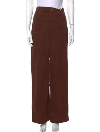 Pre-owned Reformation Wide Leg Pants W/ Tags In Brown