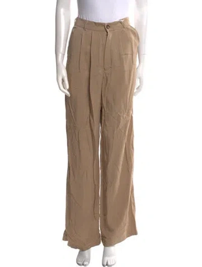 Pre-owned Reformation Wide Leg Pants W/ Tags In Neutral
