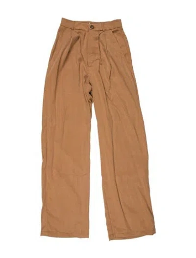 Pre-owned Reformation Wide Leg Pants W/ Tags In Neutrals