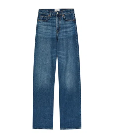 Reformation Wide-leg Jeans In Blue