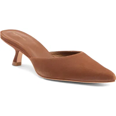 Reformation Wilda Kitten Heel Mule In Brown