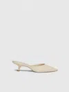 Reformation Wilda Kitten Mule In Brown