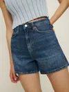 REFORMATION WILDER HIGH RISE RELAXED JEAN SHORTS